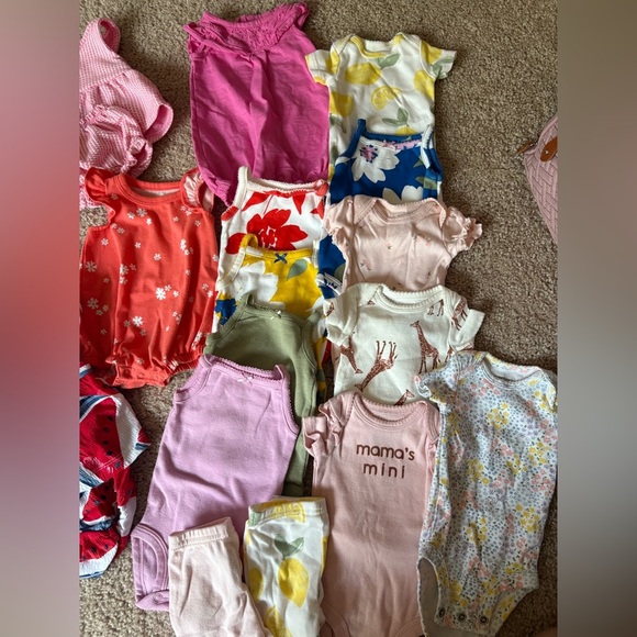 Carter’s and Cat&Jack huge newborn girls summer lot - Picture 2 of 4